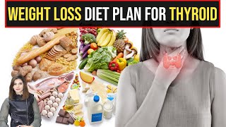 Thyroid Diet Plan For Weight Loss In UrduHindi  Diet Plan For Hyperthyroidism [upl. by Duffy]