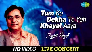 Tum Itna Jo Muskura Rahe Ho  Jagjit Singh  Live Concert Video [upl. by Aisak890]