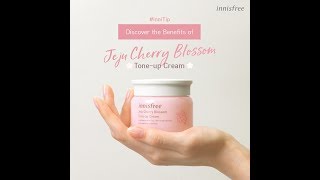 Discover the Benefits of Jeju Cherry Blossom Toneup Cream inniTip [upl. by Annauj]