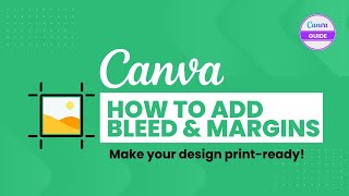 How to Add Bleed Margins and Crop Marks in Canva [upl. by Malsi]