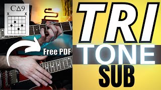 What is a TRITONE Sub  Music Theory Quickie free pdf [upl. by Nonnaer650]