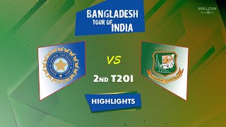 Highlights 2nd T20I India vs Bangladesh  2nd T20I IND VS BAN [upl. by Mansur]