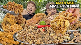 Giant quotCHICHARON LAMAN LOOB ng BABOYquot KANTO SISIG na TUMBONG at GINABOT [upl. by Lien812]