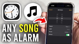 How To Set Any Song As Alarm On iPhone  Full Guide [upl. by Lightfoot]