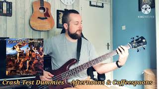 Crash Test Dummies  Afternoons And Coffeespoons bass cover [upl. by Stambaugh379]