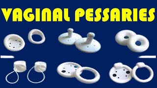 Uterine Prolapse and Incontinence Treatment  Types and Insertion Techniques of Pessaries [upl. by Fortunio99]