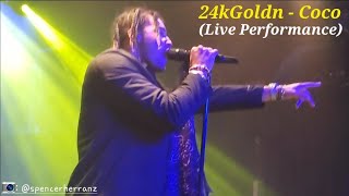 24kGoldn  Coco Live Performance at Reggies Rock Club Chicago IL [upl. by Norrad]