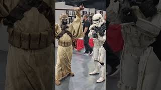 Silent Tusken Raider and Storm Trooper Cracks Up [upl. by Finnegan]