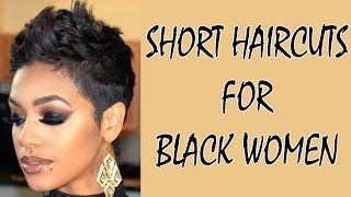 SHORT HAIRCUTS FOR BLACK WOMEN 2019 [upl. by Riccardo]