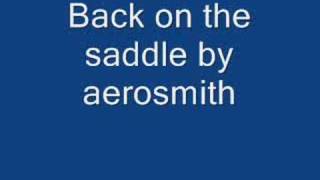 Back in the Saddle by Aerosmith with lyrics [upl. by Haliled762]