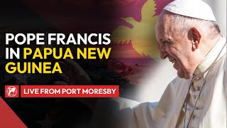 LIVE  Pope Francis in Papua New Guinea  Meeting with the Authorities  September 7 2024 [upl. by Ahsinaj]