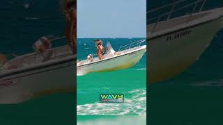 Blue Top Legend sisters crushing the waves at Haulover Inlet Wavy Boats [upl. by Hezekiah826]