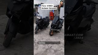 Yamaha XMAX 250 VS Nmax Turbo Tech Max Magma Black 🔥 Katanya Mirip nmaxturbo xmax techmax nmax [upl. by Akirej]