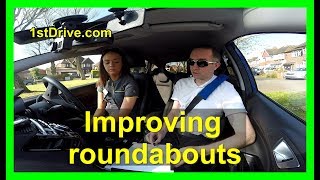 Roundabouts driving lesson [upl. by Adnamaa]