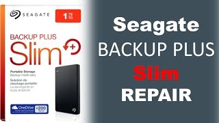 Seagate Backup Plus Slim Portable Drive ST1000LM024 HN M101MBB BF41 00354A repair and data recove [upl. by Acirederf744]