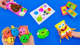 DIY FIDGET TOYS IDEAS 😜 Viral TikTok Fidgets ANTISTRESS [upl. by Arrekahs]