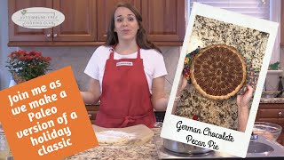 Paleo German Chocolate Pecan Pie you WANT this for Thanksgiving [upl. by Des]