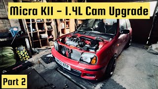 Micra K11  14 Cam Upgrade for high power NA [upl. by Aicenad538]