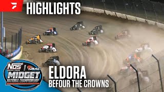 BeFour The Crowns  USAC Midgets at Eldora Speedway 92024  Highlights [upl. by Kaenel]