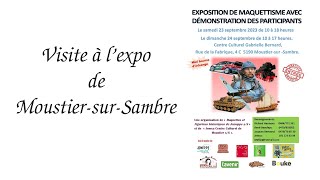 Visite de lexpo de Moustier Sur Sambre 2023 [upl. by Eelloh483]