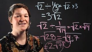 Dividing Radicals With Fractions  Radical Numbers [upl. by Oker]