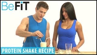 Healthy amp Nutritious Cake Batter Protein Shake Recipe Scott Herman amp Erica Stibich [upl. by Simdars169]