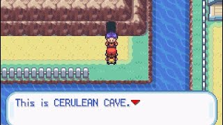 HOW TO ENTER CERULEAN CAVE WALKTHROUGH POKEMON LEAFGREEN GBA [upl. by Diantha]