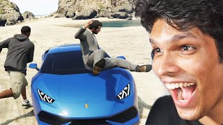 WIN THE LAMBORGHINI IN GTA 5 [upl. by Paza]