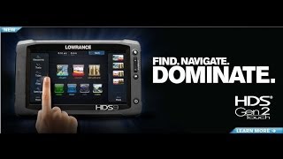 HDS12 Touch Screen from Lowrance [upl. by Asilahs]