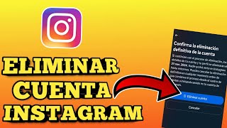 Como ELIMINAR cuenta de INSTAGRAM en 2024 [upl. by Ahsanat]