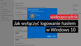 Jak wyłączyć logowanie hasłem w Windows 10 [upl. by Pliam]