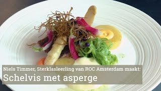 Schelvis met asperge [upl. by Nerrawed]