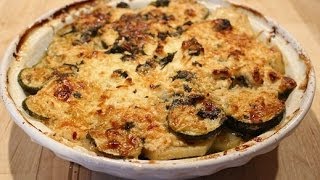 Boureki Zucchini amp Potato with Cheese Gratin [upl. by Girish]