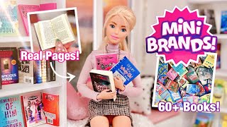 ZURU 5 Surprise Mini Brands BOOKS Are They Barbie Doll Size 21 Capsule Unboxing [upl. by Ahsienor]