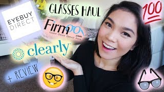 EYEBUYDIRECT FIRMOO amp CLEARLY  Glasses Haul and Review Australia Based [upl. by Hayilaa]