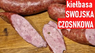 kiełbasa swojska czosnkowa [upl. by Atrim]