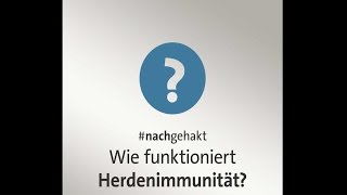 Impfen Wie funktioniert Herdenimmunität [upl. by Led]