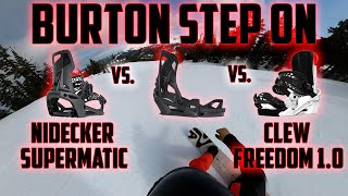 Burton Step On vs Strap Bindings  OVERVIEW amp UNBOXING [upl. by Bekaj]