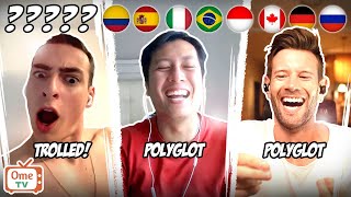 🤣 2 Polyglots TEAM UP to TROLL people on Omegle [upl. by Akiem]