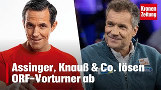 Assinger Knauß amp Co lösen ORFVorturner ab  kronetv NEWS [upl. by Tega323]