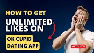 How To Get Okcupid Unlimited Likes  Free Unlimited Likes  100 Working Tricks [upl. by Hodosh]