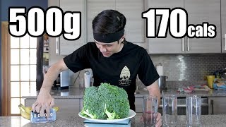 500g Raw Broccoli Challenge DESTROYED [upl. by Rivi]