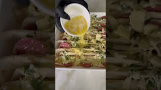 Viral tortilla espanola pizza recipe … complete recipe on my instagram adeelchaudhry adeel [upl. by Schug]