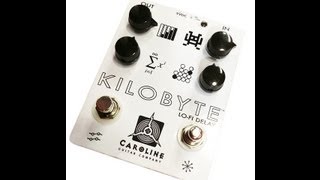 Caroline Kilobyte Delay demo by Pete ThornVintage King [upl. by Knapp664]