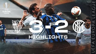 SEVILLA 32 INTER  HIGHLIGHTS  201920 UEFA Europa League Final 🏆⚫🔵 [upl. by Ricketts]