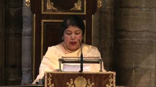 Hon Dr Shirin Chaudhury speaks at the 2015 Commonwealth Day Observance [upl. by Polard121]