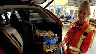 Critical Care Paramedic Jess Shows you around our Critical Care Car [upl. by Siro]