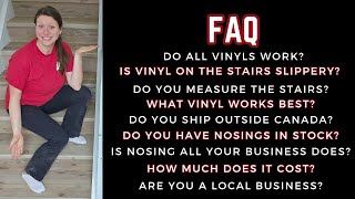 Is Vinyl on Stairs Slippery and Other FAQ stepup frequentlyaskedquestions faq vinyl [upl. by Dunlavy669]