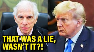 Trump Caught LYING UNDER OATH Judge CALLS HIM OUT [upl. by Yve]