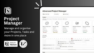 FREE Project management Notion template [upl. by Gianina]